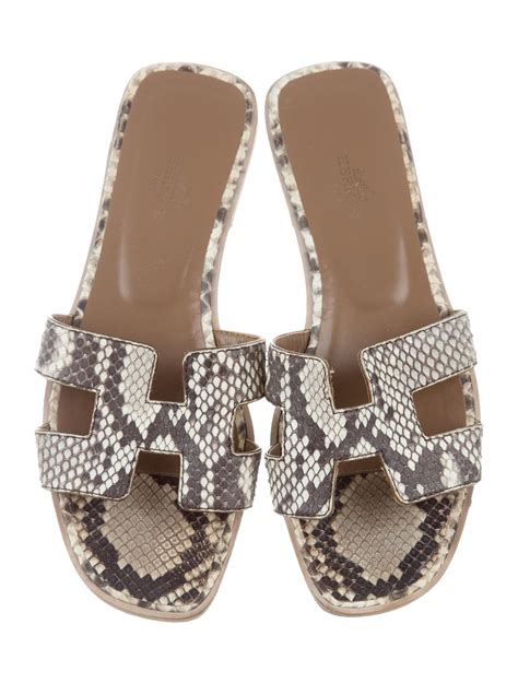 sandaal hermes|hermes snakeskin sandals.